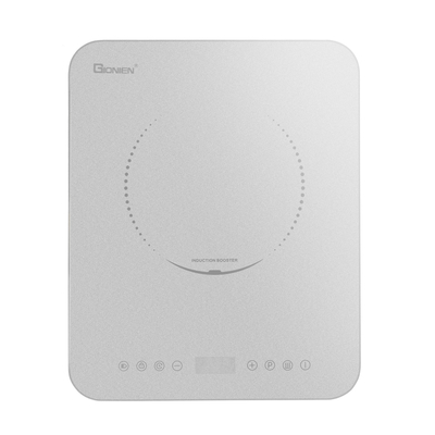 আল্ট্রা পাতলা ইন্ডাকশন কুকটপ 110V 1200W পোর্টেবল ইন্ডাকশন কুকটপ সিলভার গ্রে