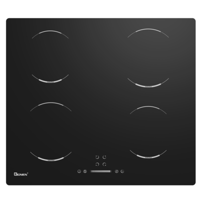 4 বার্নার ইলেকট্রিক কুকটপ 220V-240V 24 ইঞ্চি বিল্ট ইন ইন্ডাকশন কুকটপ 6400W